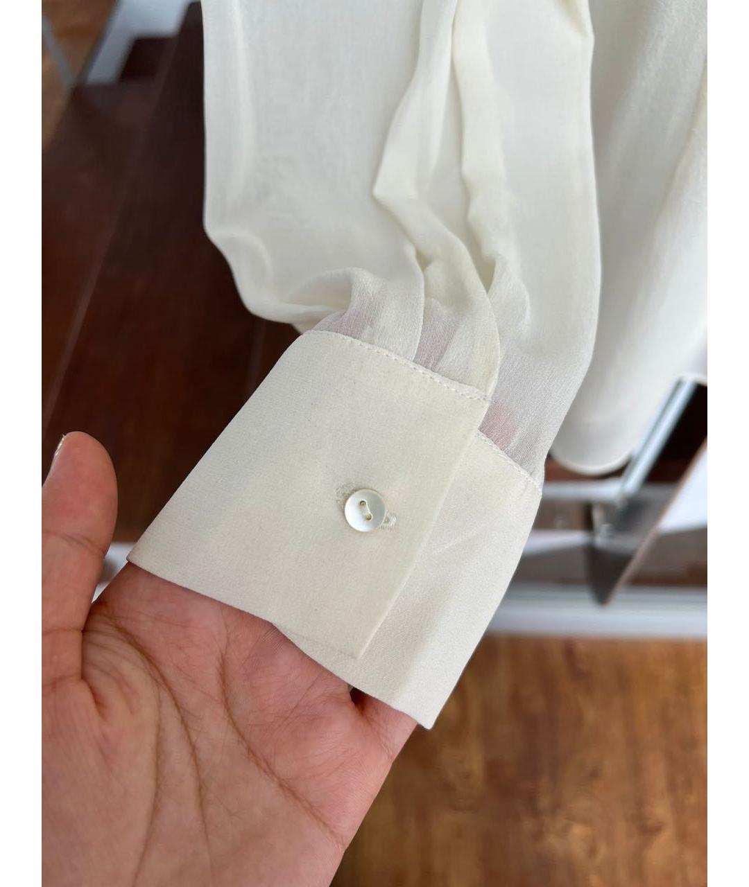 ERMANNO SCERVINO Бежевая рубашка, фото 8