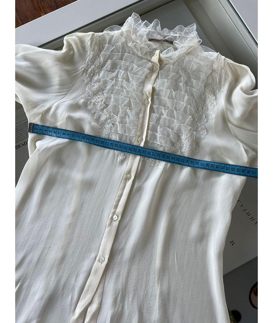 ERMANNO SCERVINO Бежевая рубашка, фото 6