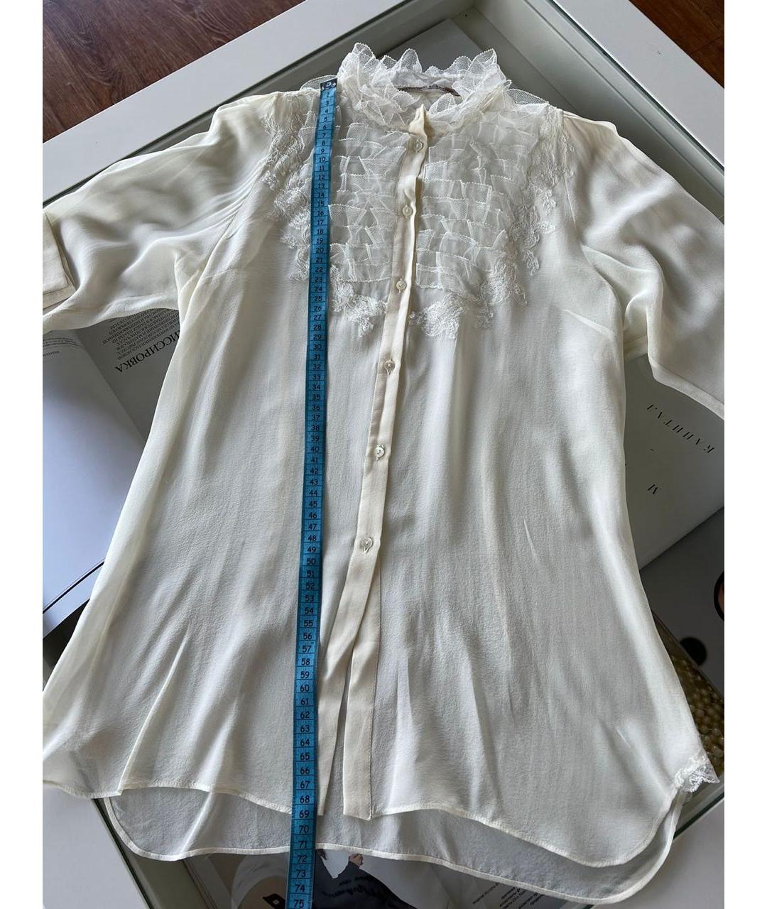 ERMANNO SCERVINO Бежевая рубашка, фото 7