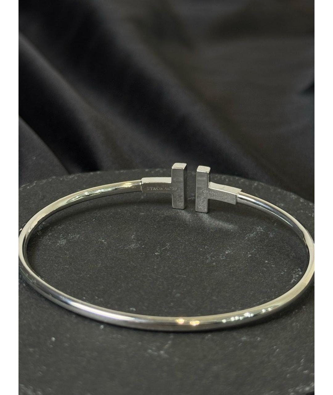 TIFFANY&CO Серебрянный браслет из белого золота, фото 5