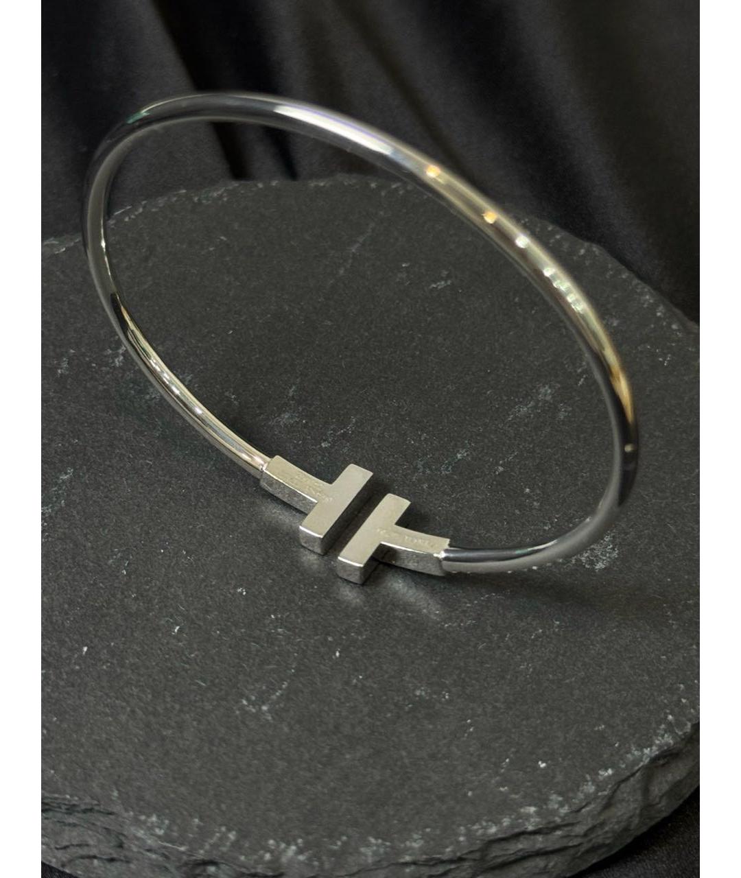 TIFFANY&CO Серебрянный браслет из белого золота, фото 3