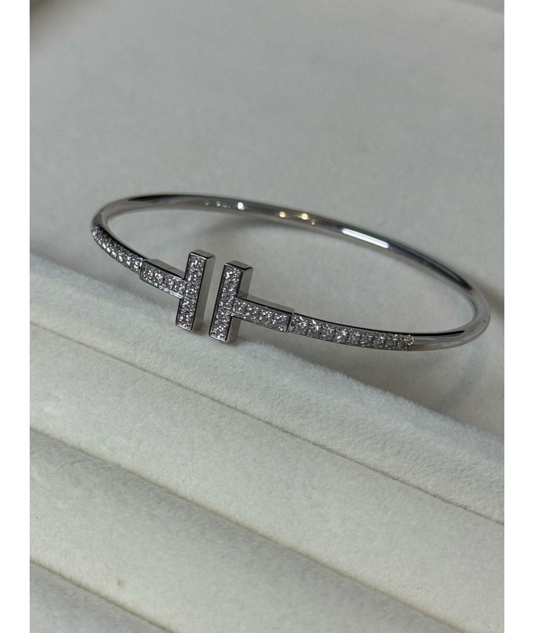 TIFFANY&CO Серебрянный браслет из белого золота, фото 4