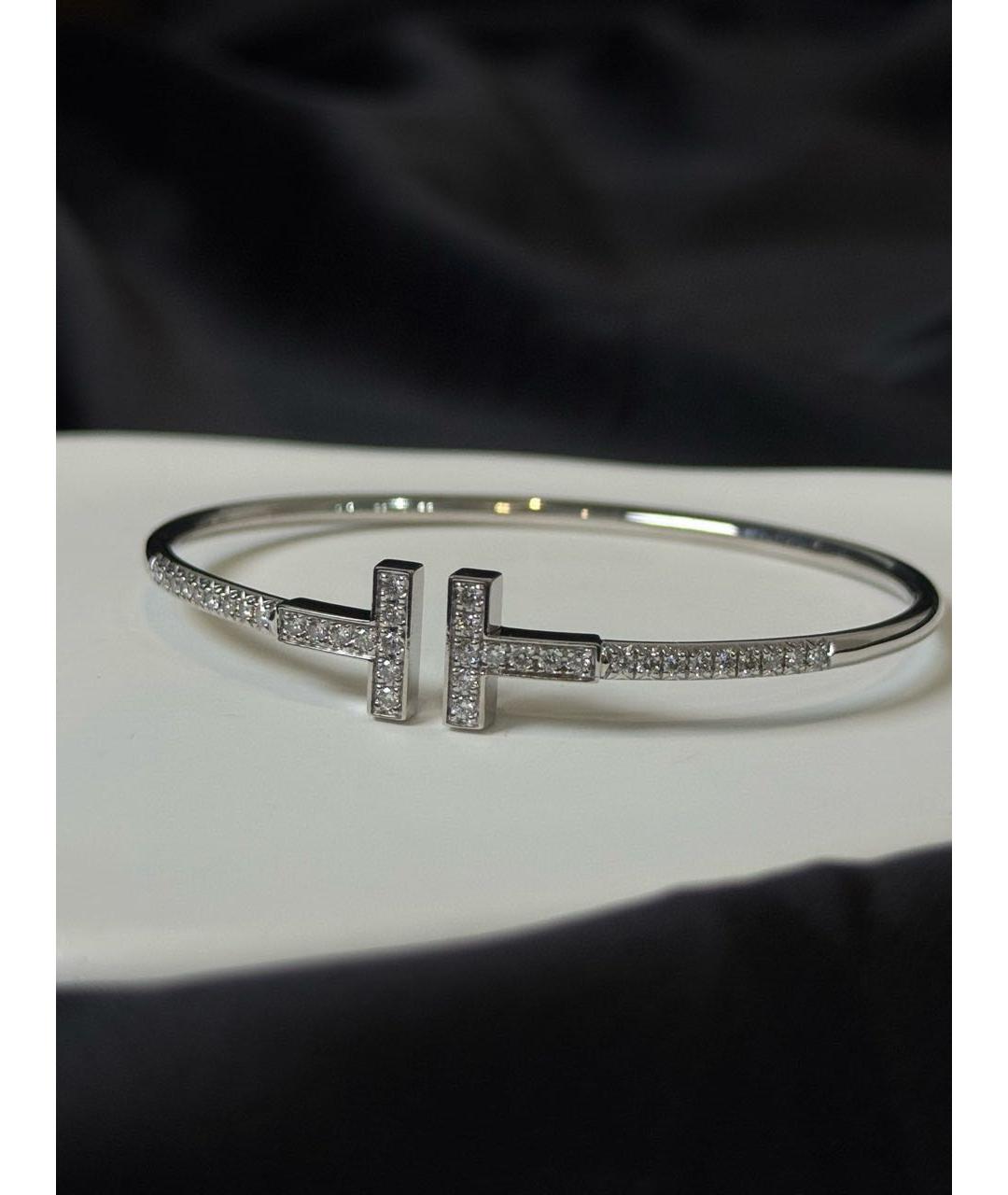 TIFFANY&CO Серебрянный браслет из белого золота, фото 2