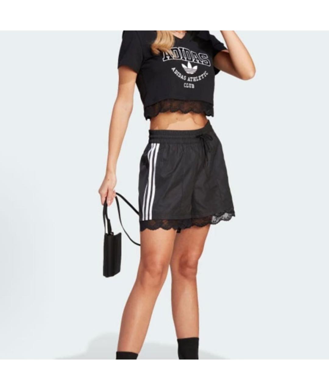 ADIDAS Черные спортивные брюки и шорты, фото 3