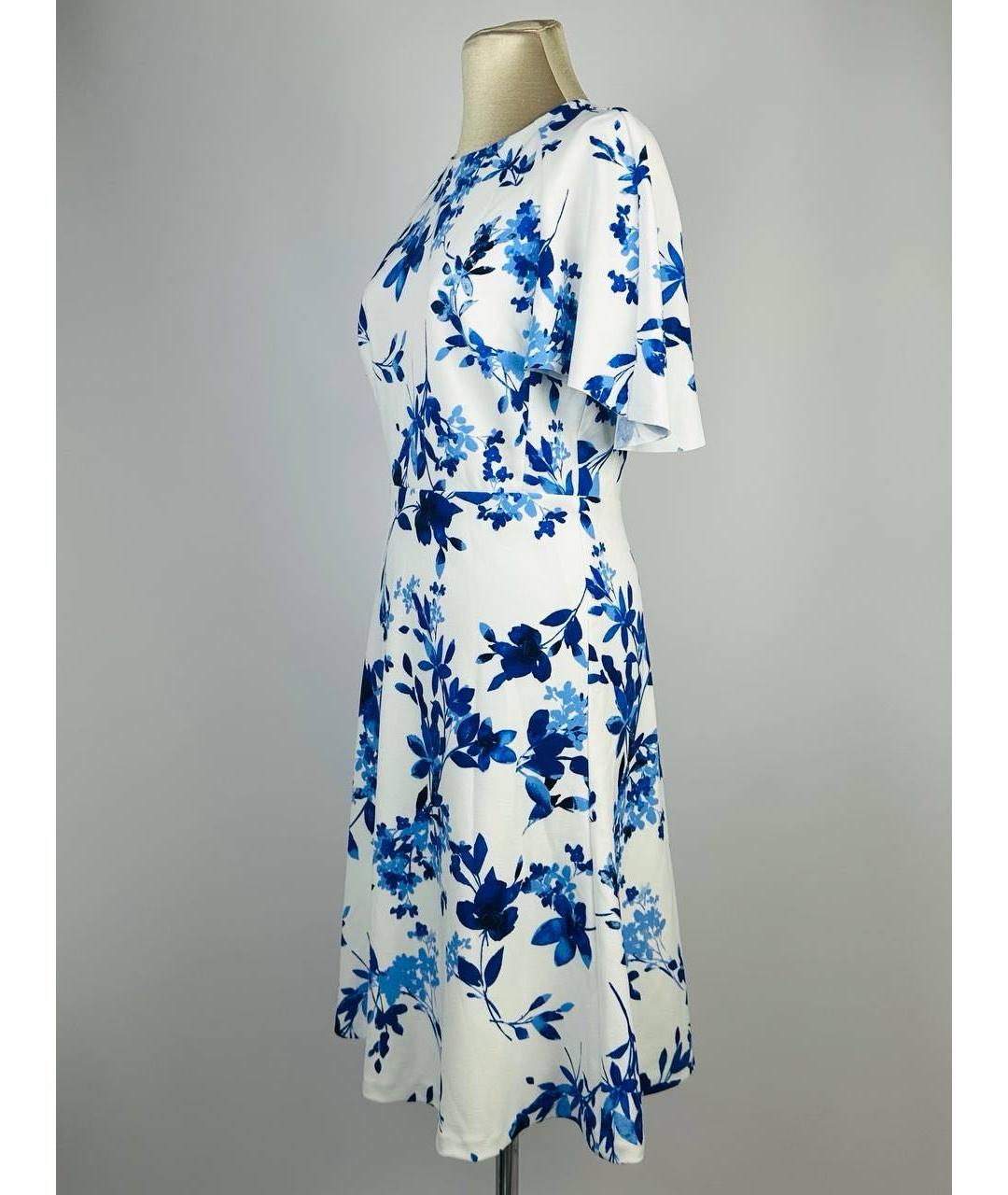 RALPH LAUREN Белое полиэстеровое коктейльное платье, фото 3