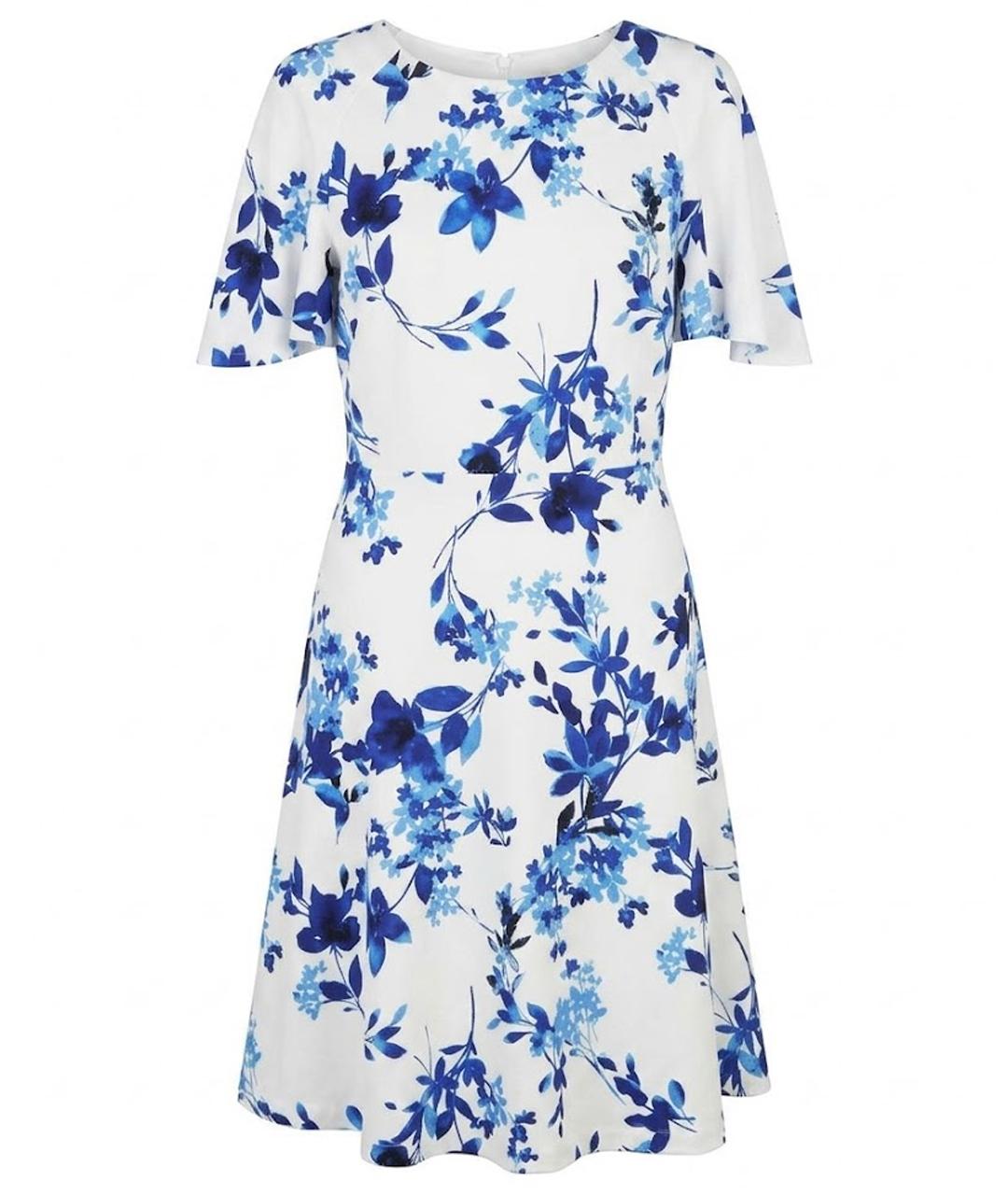 RALPH LAUREN Белое полиэстеровое коктейльное платье, фото 1