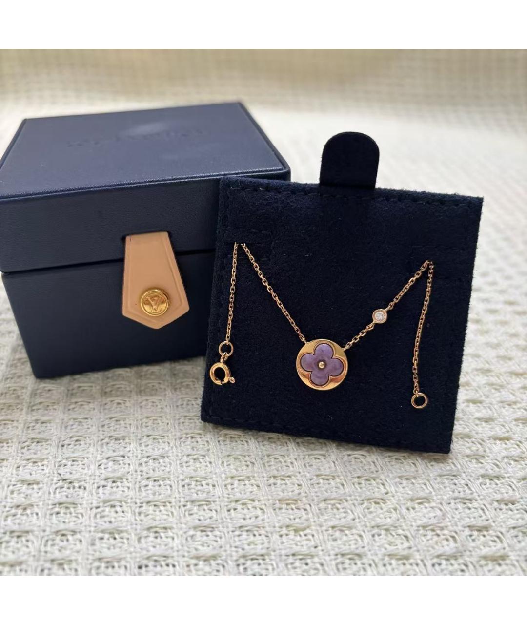 LOUIS VUITTON Золотое колье, фото 2