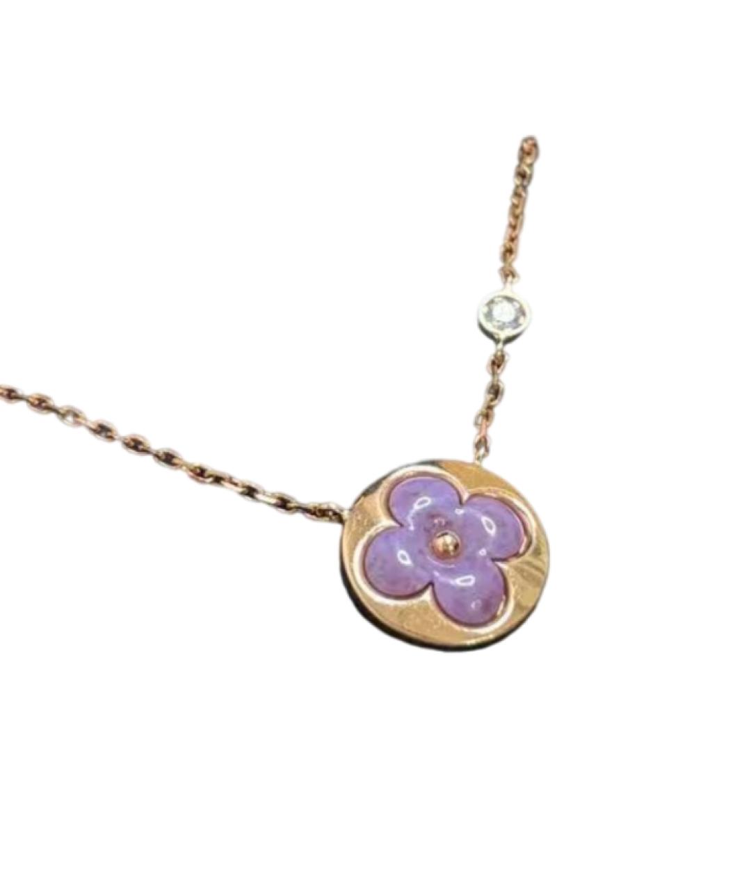 LOUIS VUITTON Золотое колье, фото 7