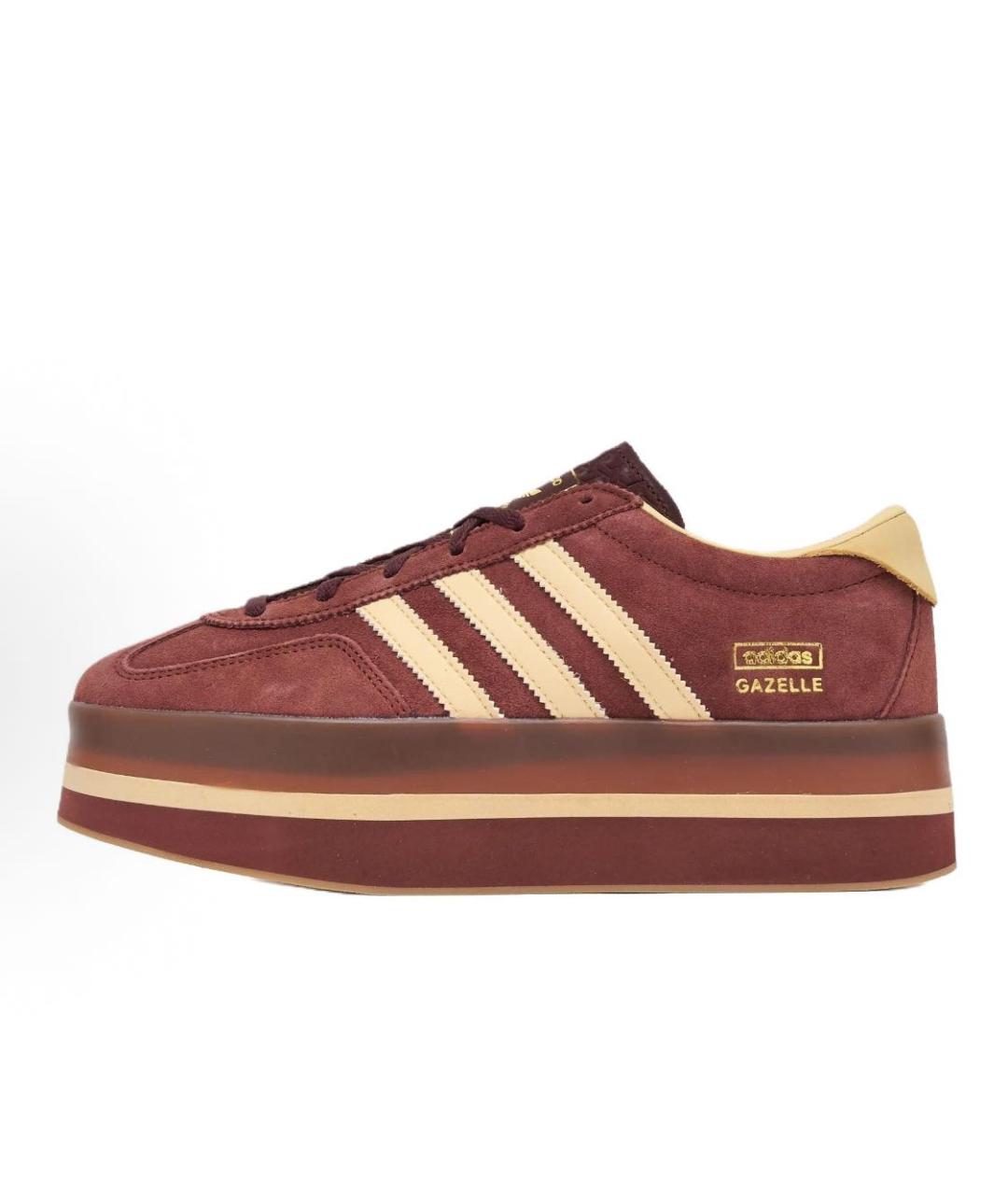 ADIDAS Коричневые замшевые кроссовки, фото 8