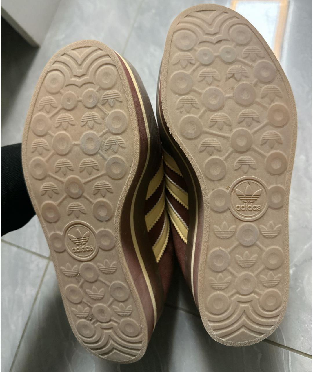 ADIDAS Коричневые замшевые кроссовки, фото 7