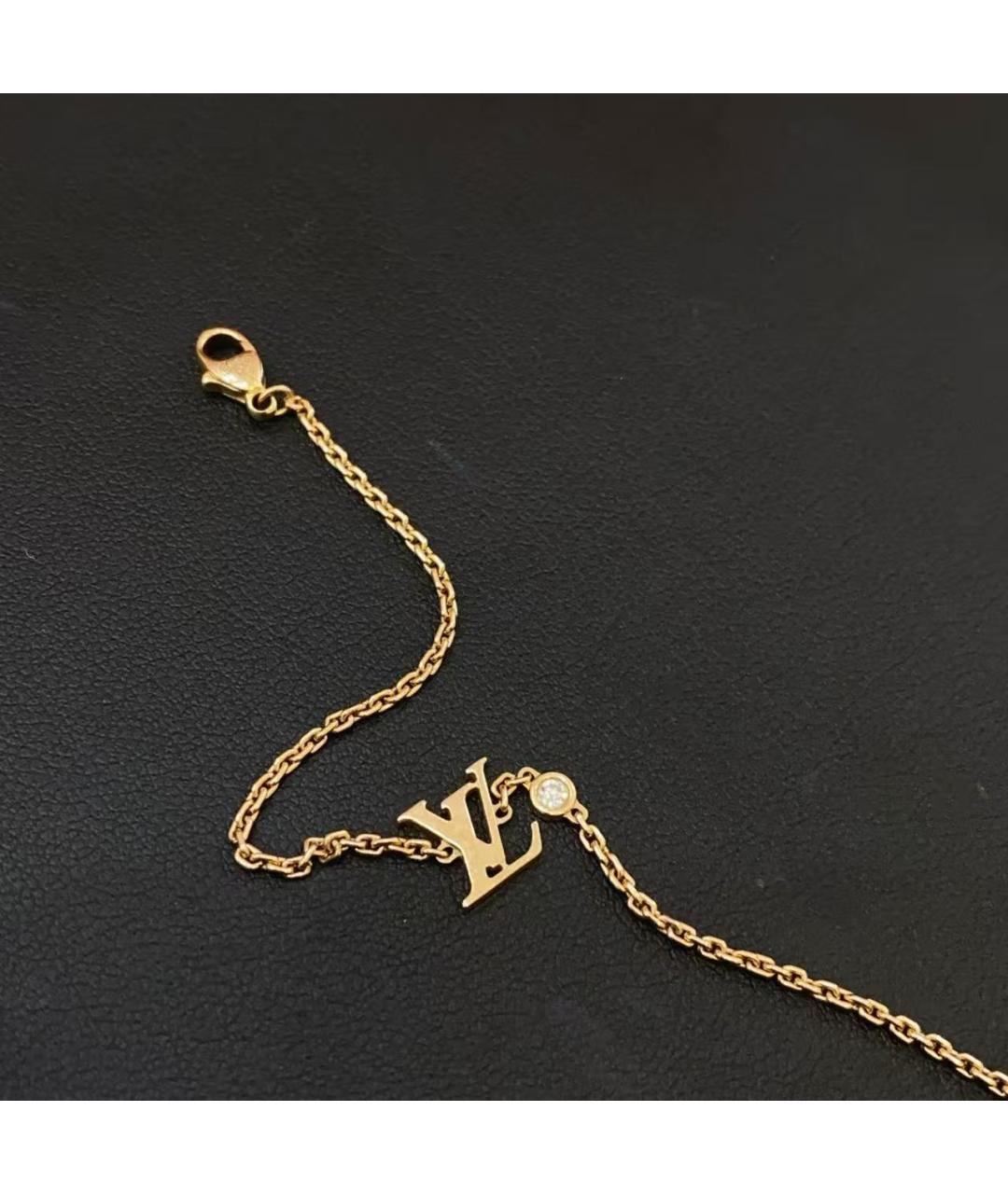 LOUIS VUITTON Золотое колье, фото 3