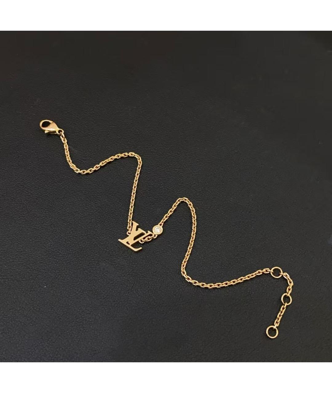 LOUIS VUITTON Золотое колье, фото 2