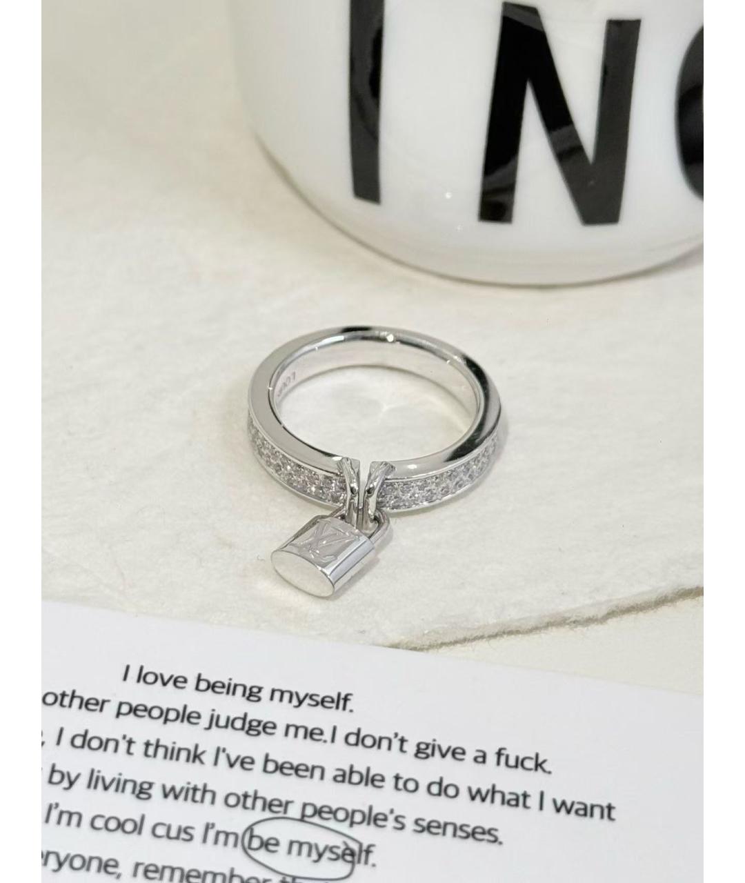 LOUIS VUITTON Серебряное кольцо из белого золота, фото 2