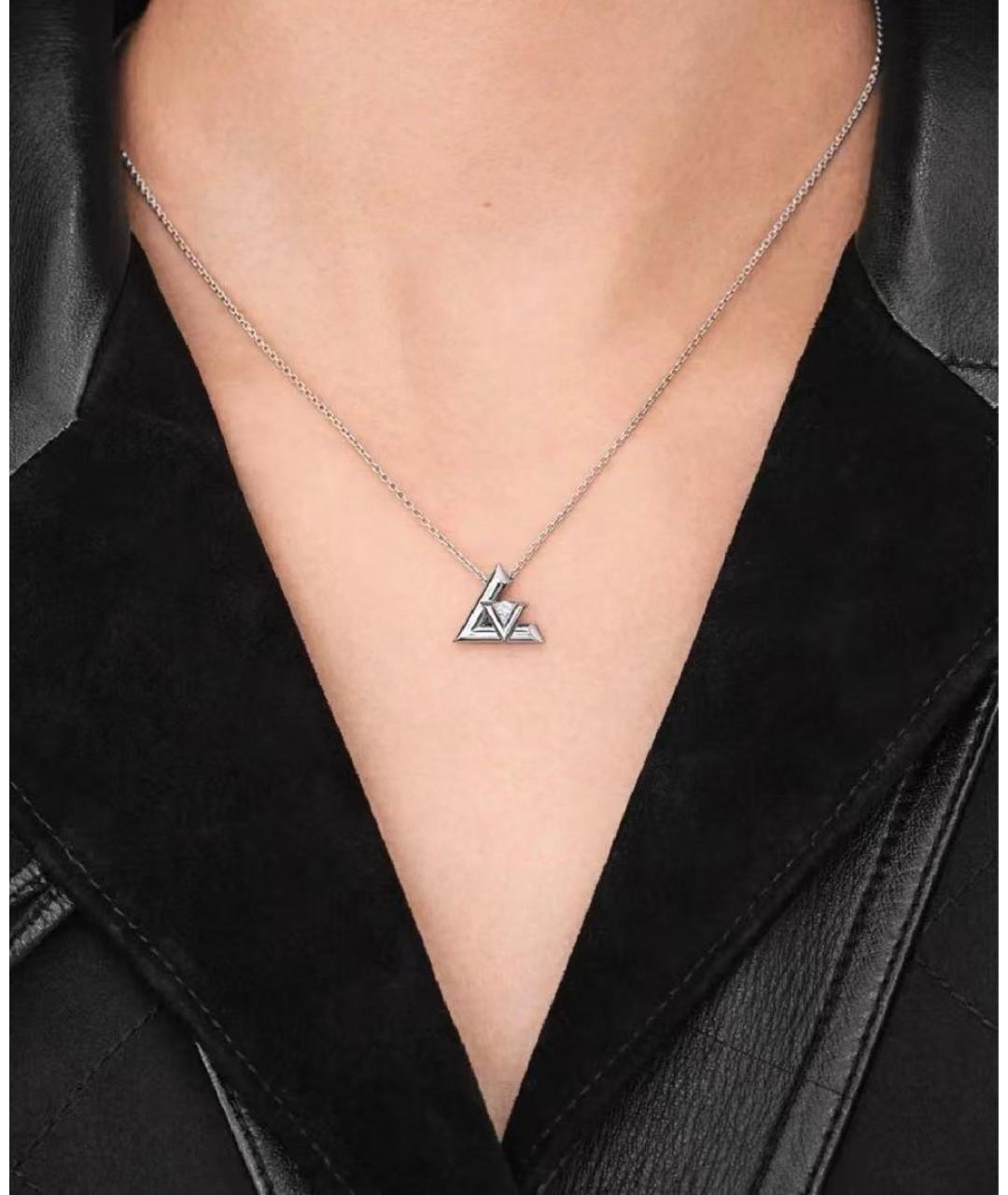 LOUIS VUITTON Серебряное колье, фото 4