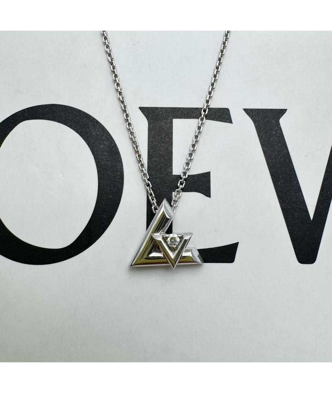 LOUIS VUITTON Серебряное колье, фото 3