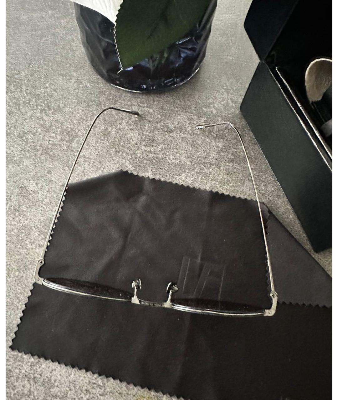 LINDA FARROW Черные солнцезащитные очки, фото 2