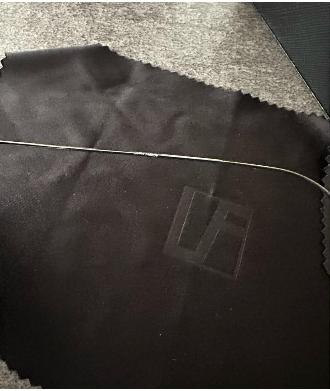 LINDA FARROW Черные солнцезащитные очки, фото 4