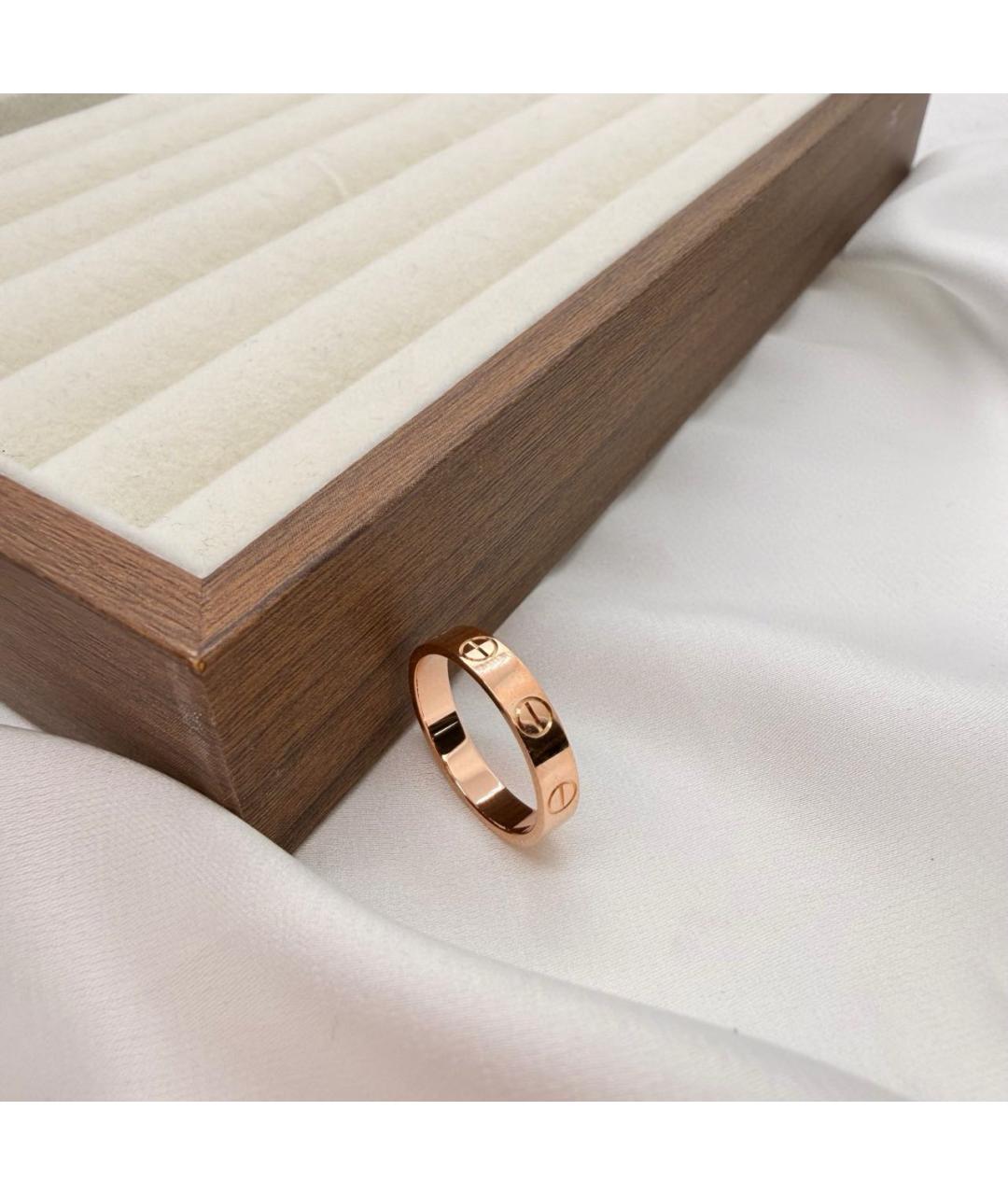 CARTIER Золотое кольцо из розового золота, фото 4