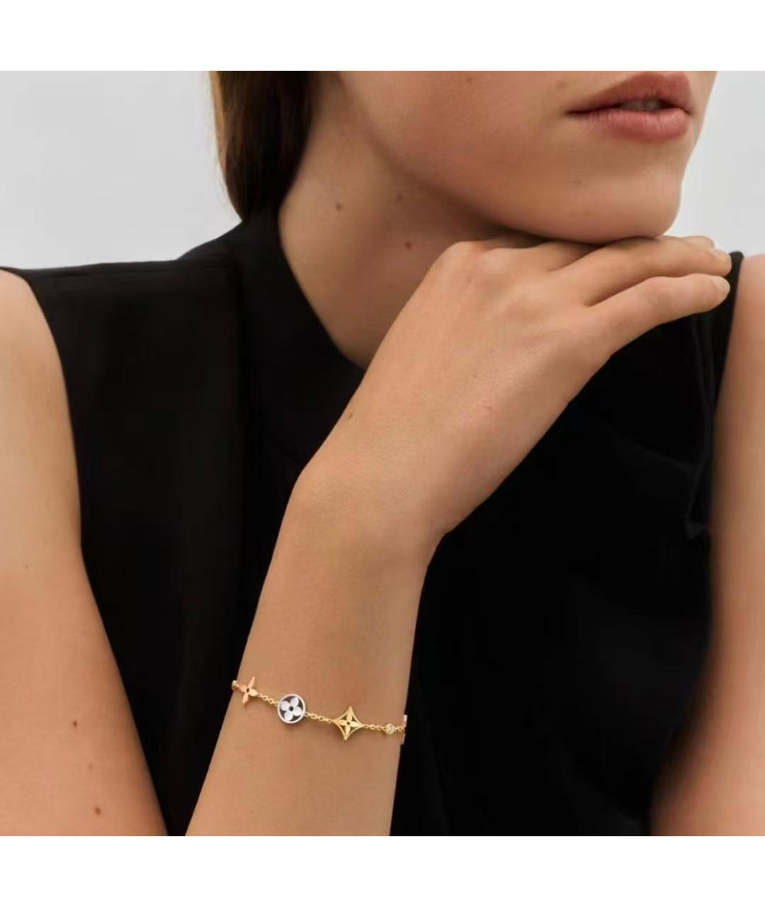 LOUIS VUITTON Золотые запонки, фото 5