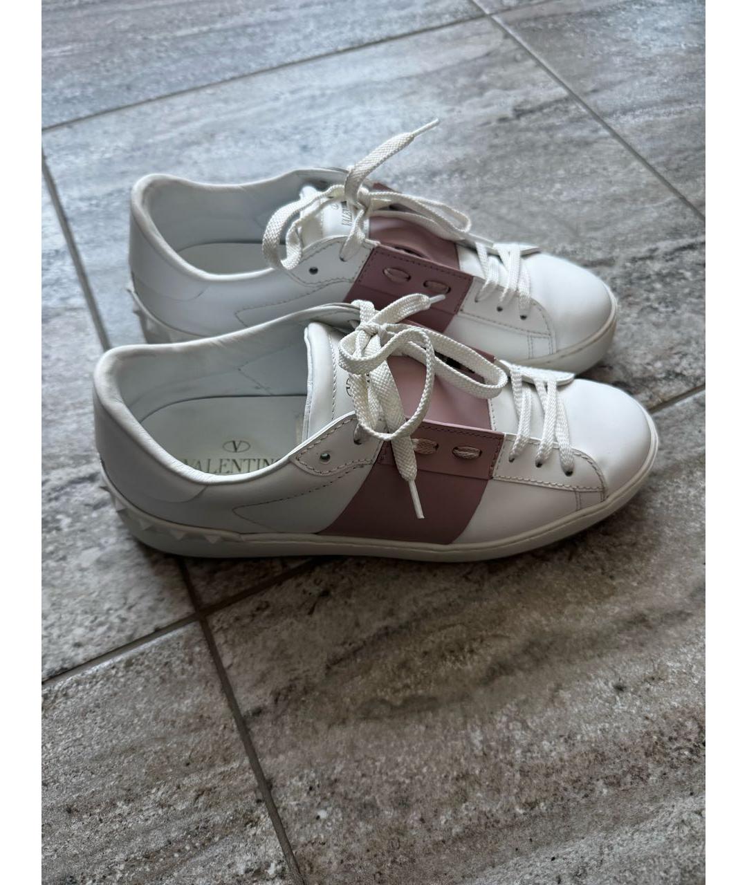 VALENTINO Белые кожаные кеды, фото 7