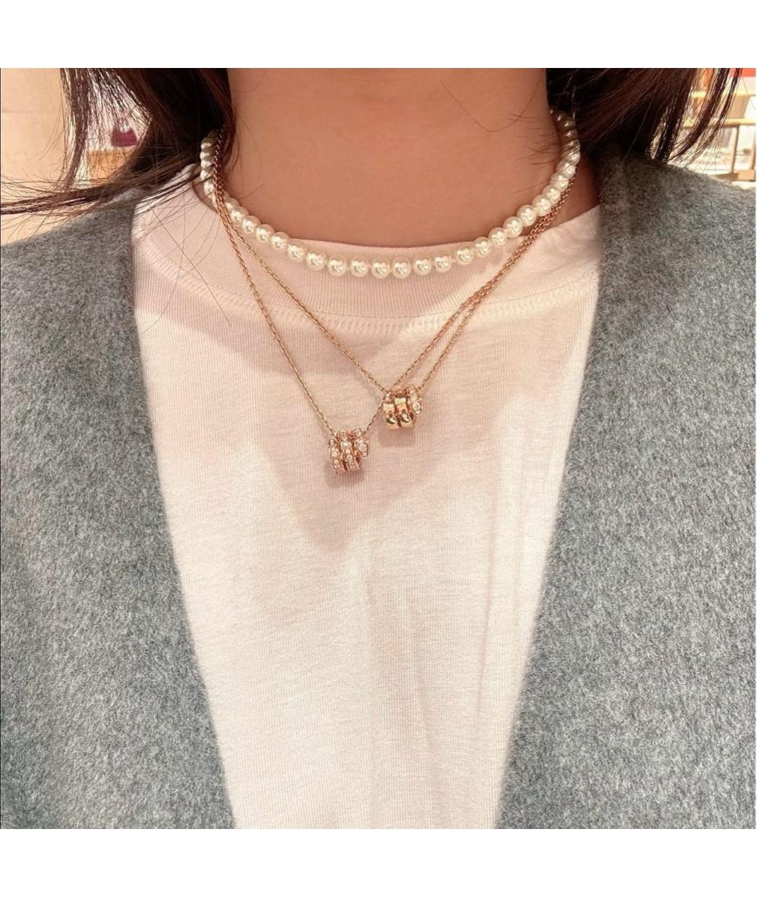 BVLGARI Золотое колье из розового золота, фото 8