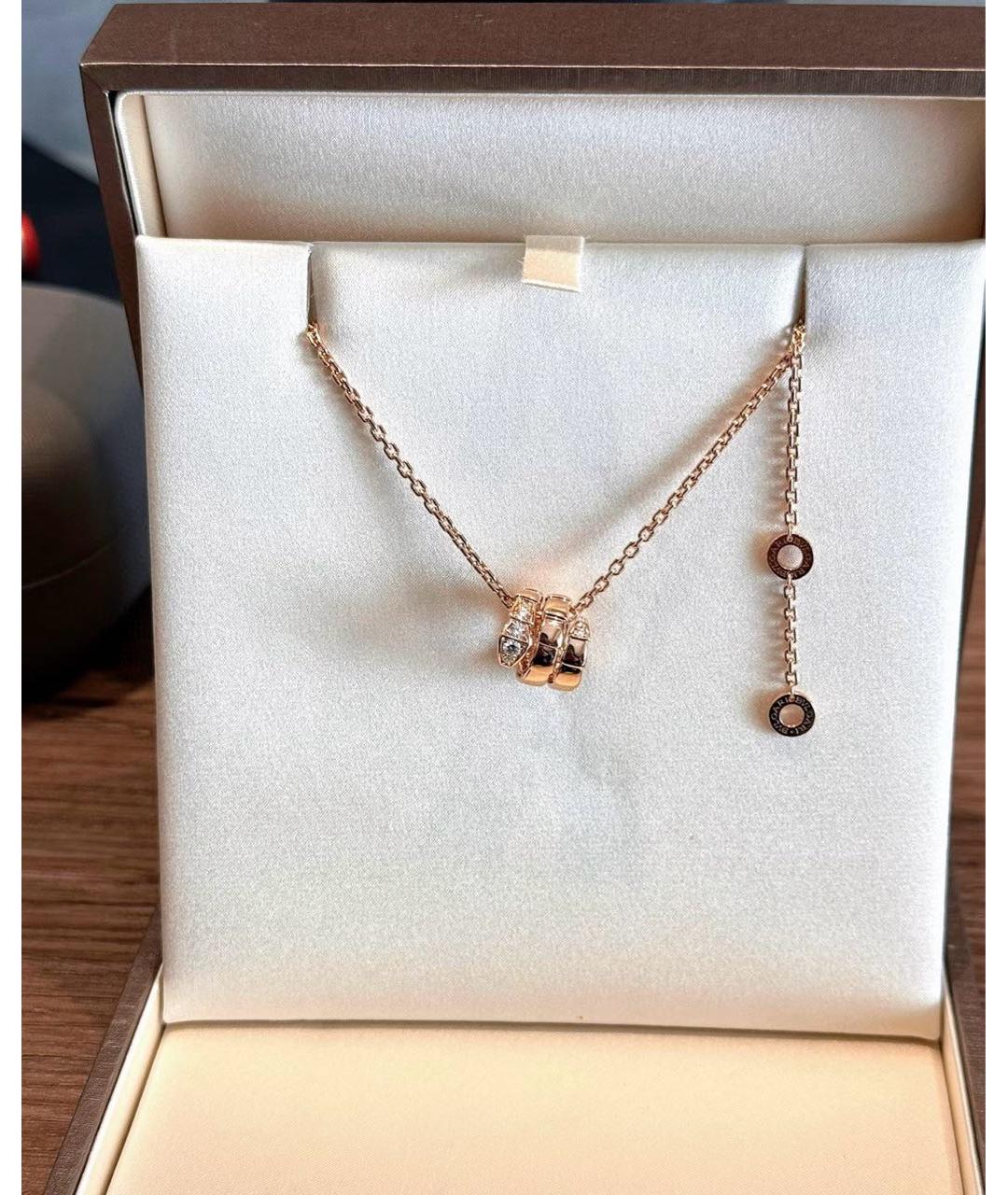 BVLGARI Золотое колье из розового золота, фото 9