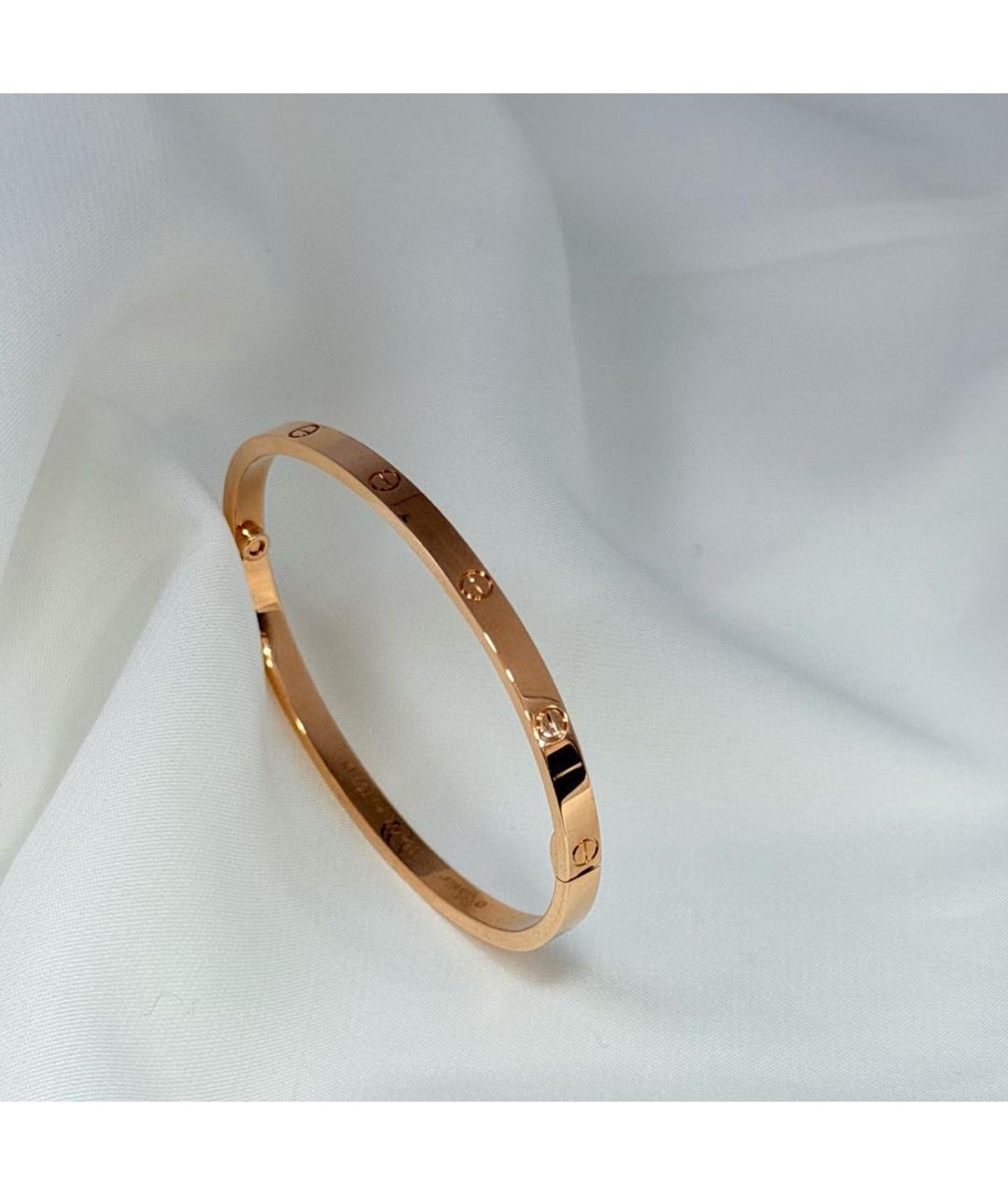 CARTIER Золотой браслет из розового золота, фото 4