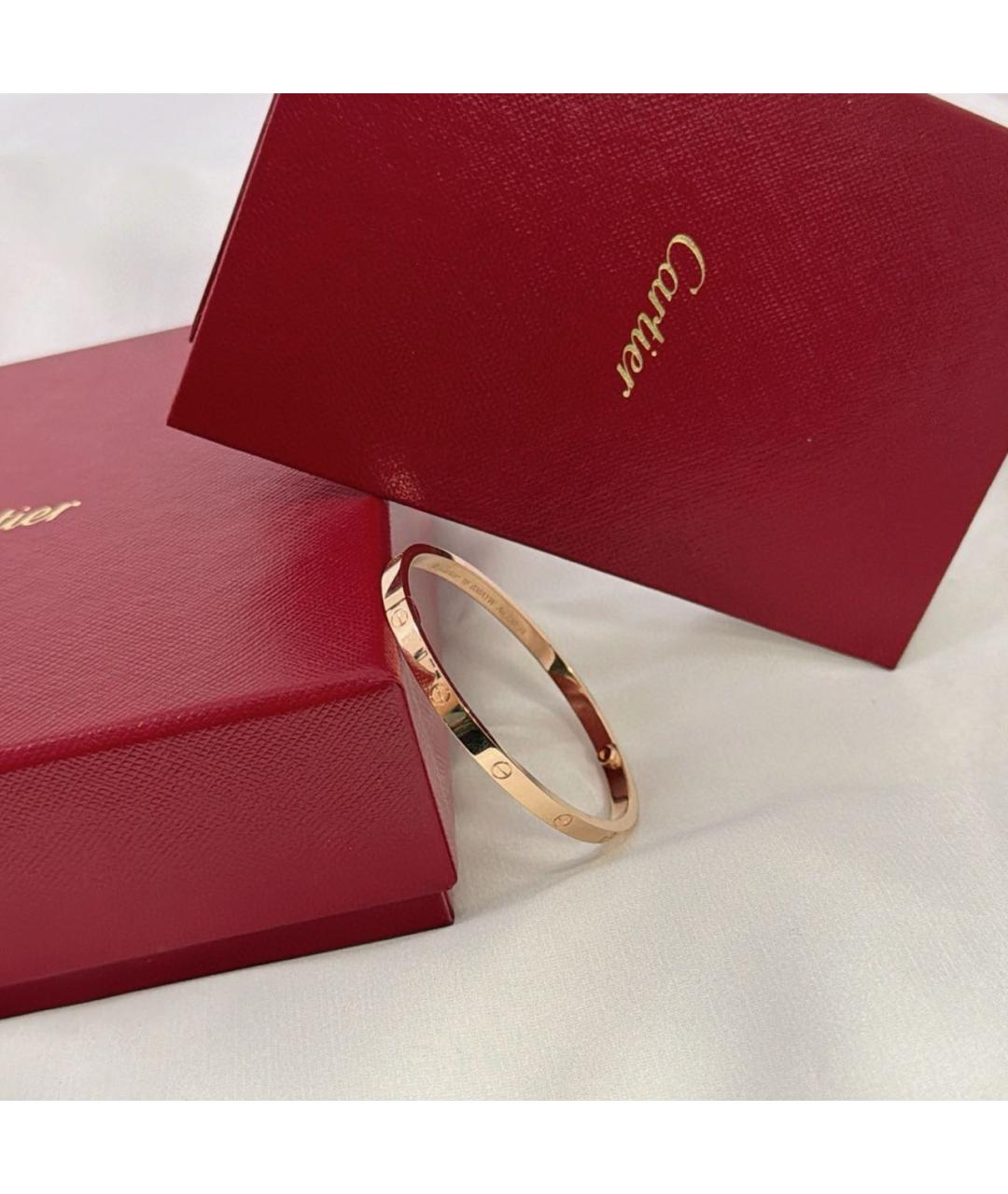 CARTIER Золотой браслет из розового золота, фото 8