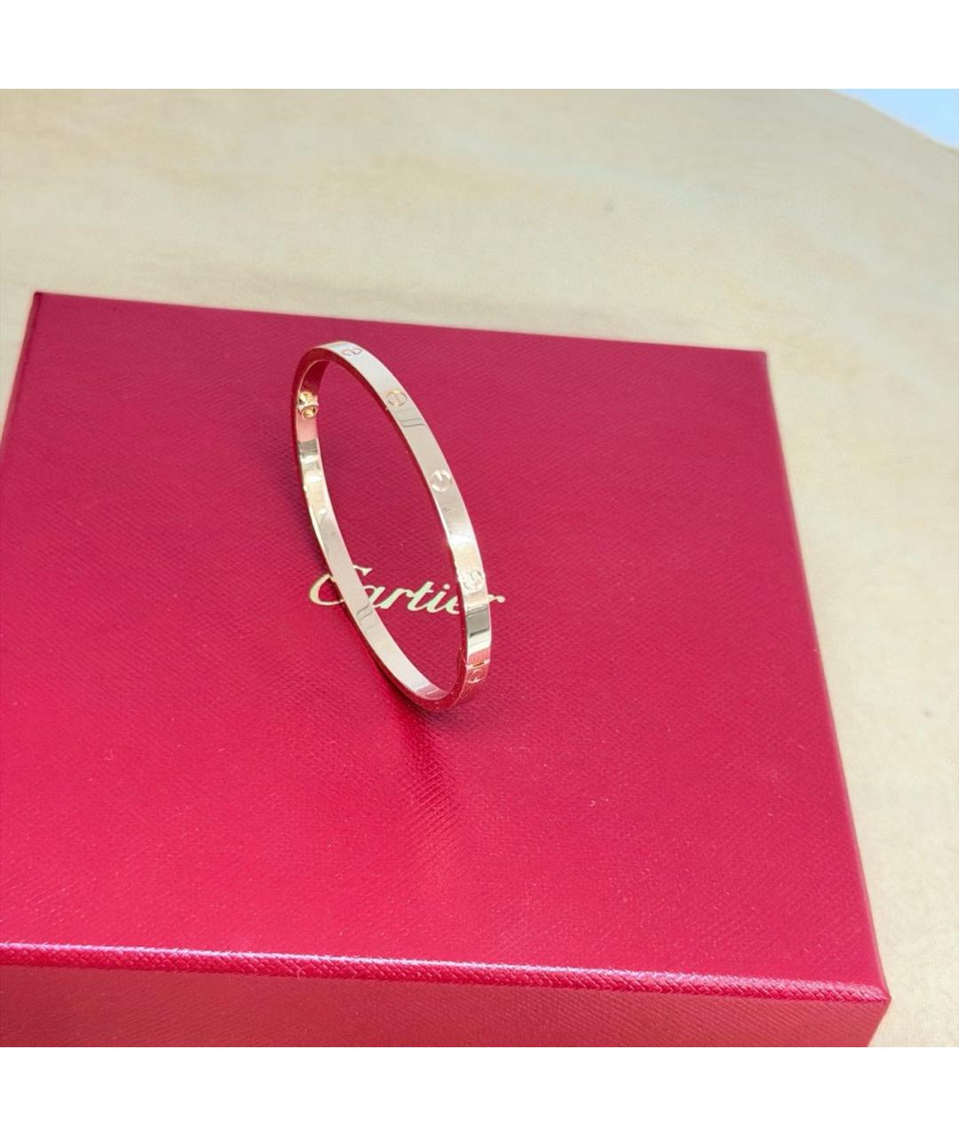 CARTIER Золотой браслет из розового золота, фото 2