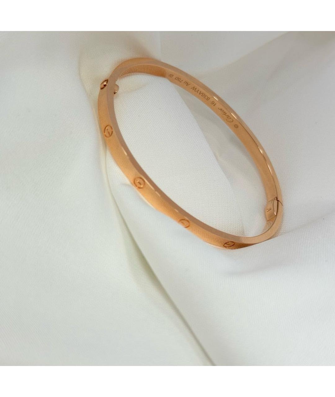 CARTIER Золотой браслет из розового золота, фото 6