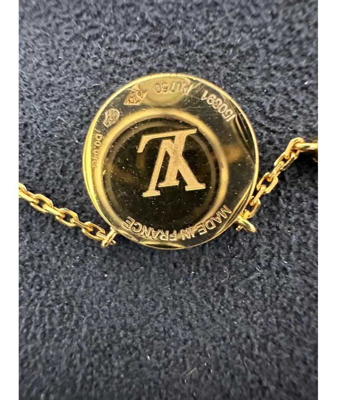 LOUIS VUITTON Золотое колье, фото 3
