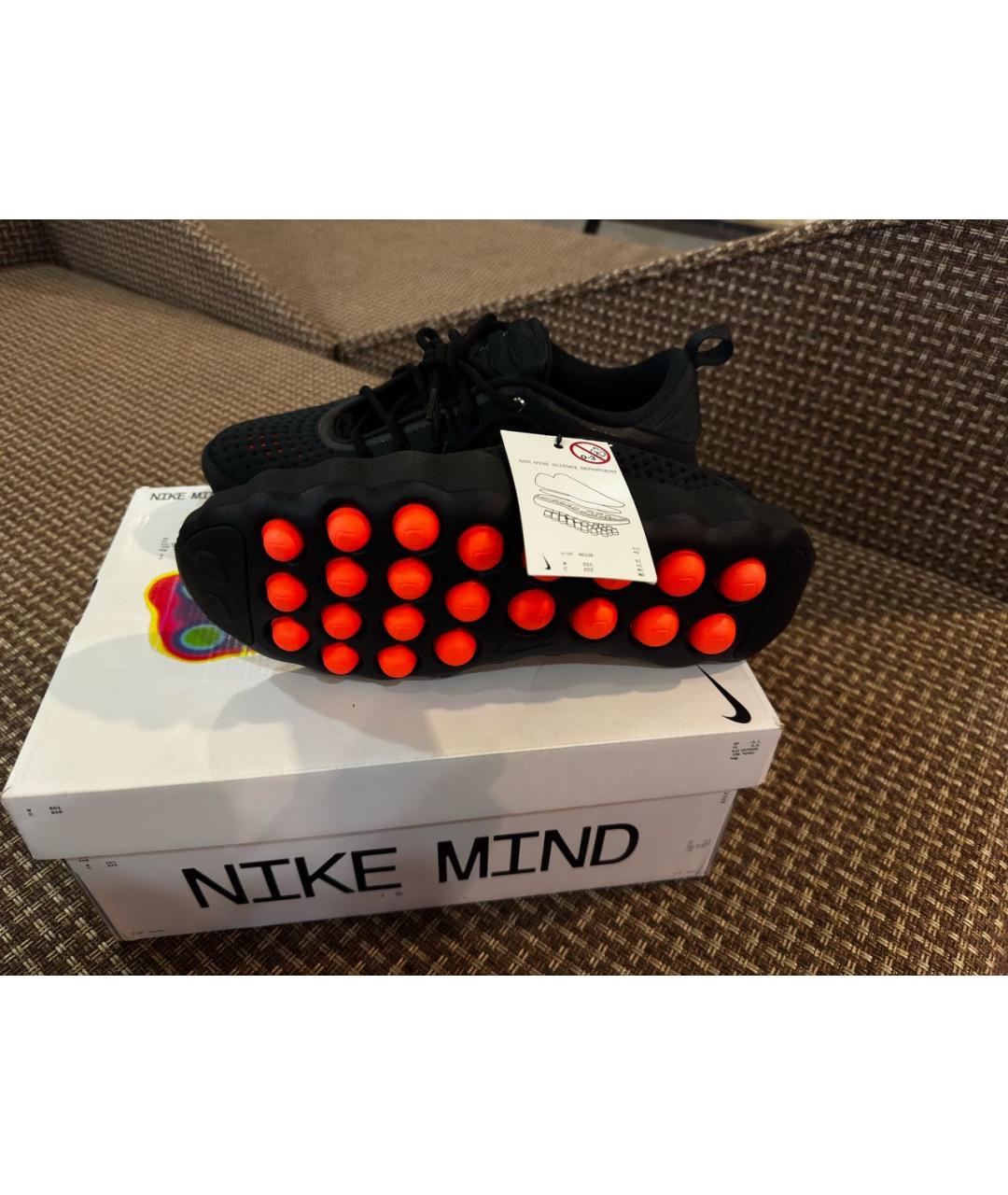 NIKE Черные низкие кроссовки / кеды, фото 3