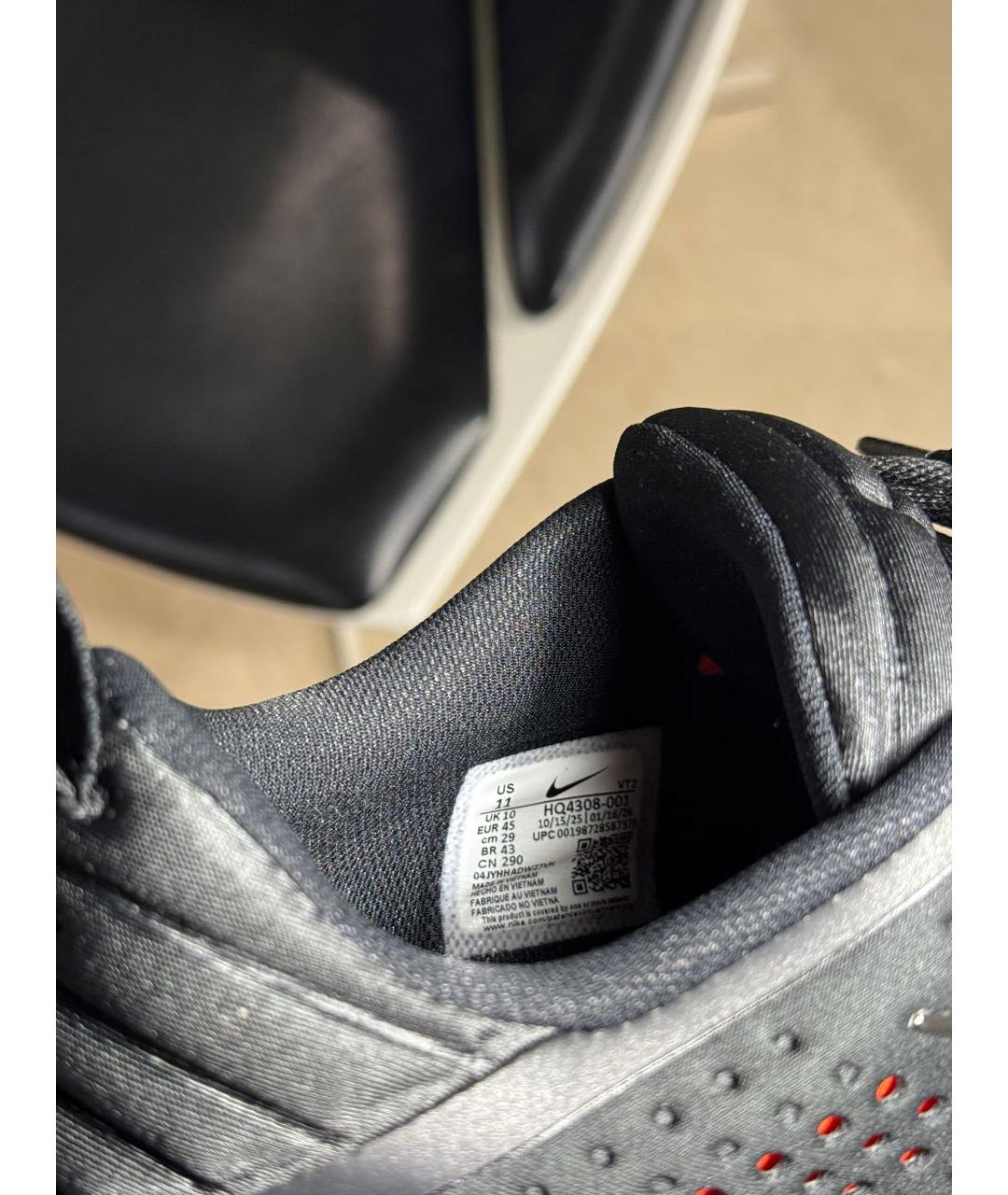 NIKE Черные низкие кроссовки / кеды, фото 6