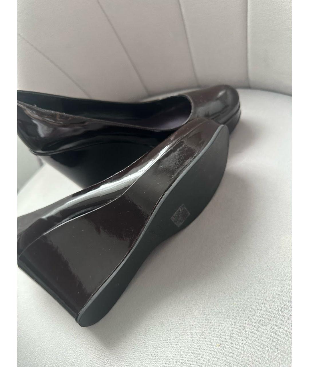 MARC JACOBS Черные туфли из лакированной кожи, фото 5