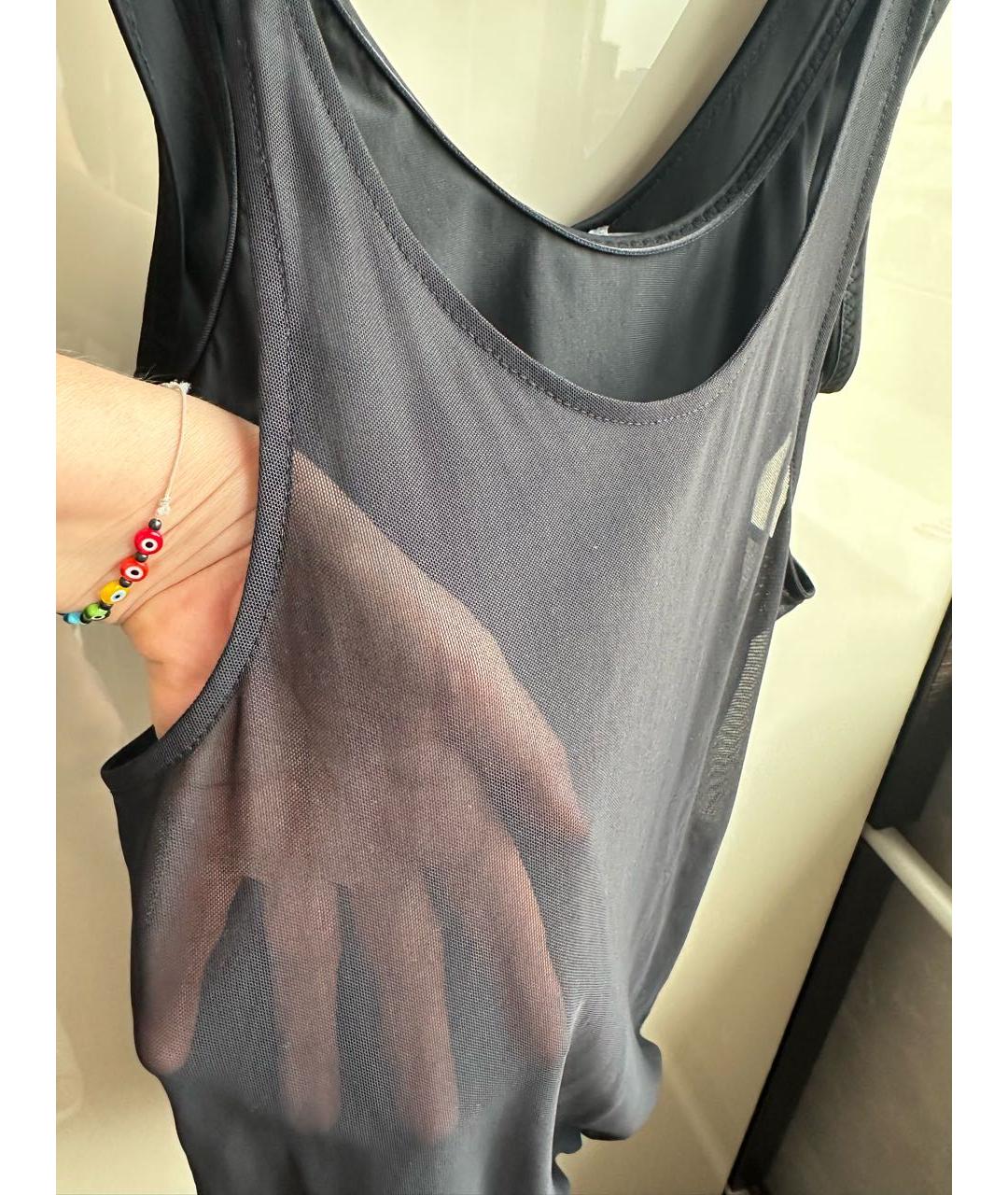 ADIDAS BY STELLA MCCARTNEY Черная полиамидовая майка, фото 6