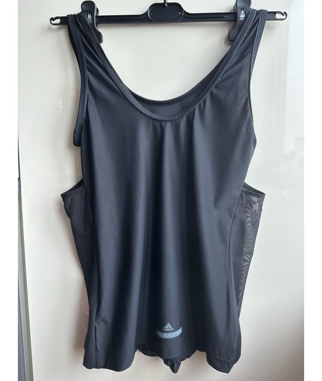 ADIDAS BY STELLA MCCARTNEY Черная полиамидовая майка, фото 2