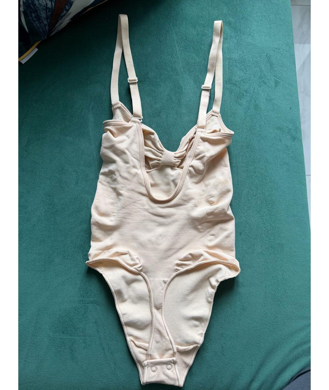 SKIMS Бежевое синтетическое боди, фото 2