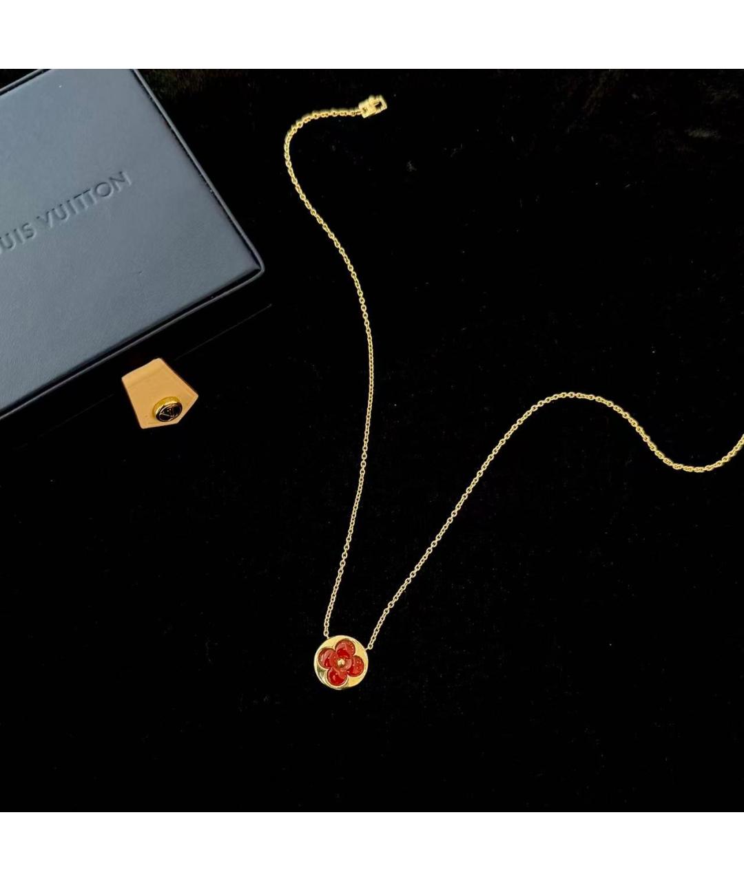 LOUIS VUITTON Золотое колье, фото 4