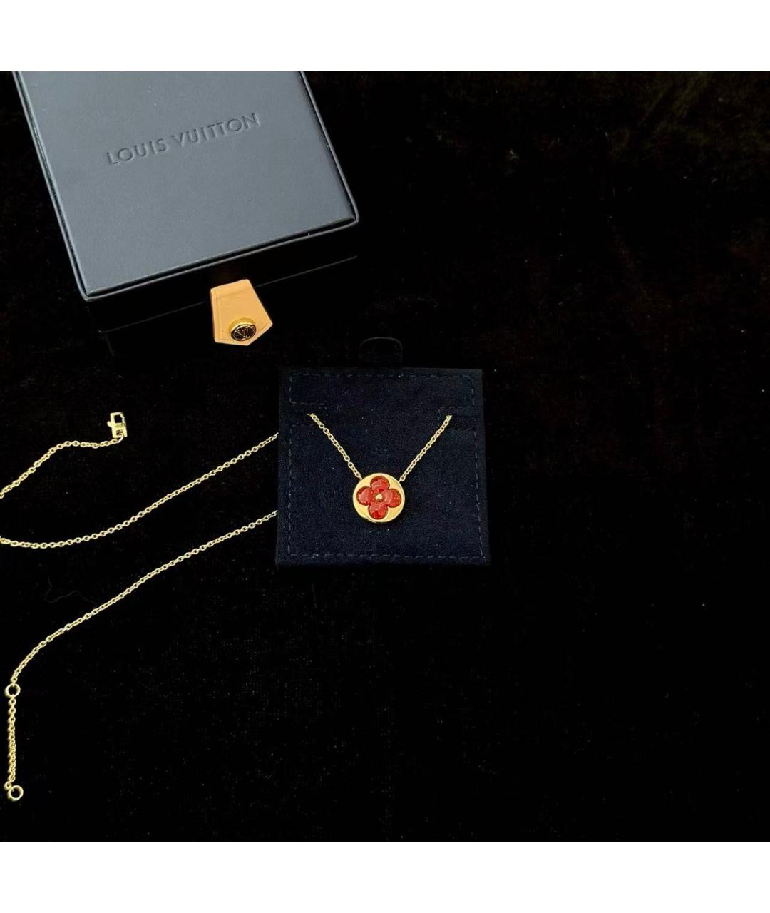 LOUIS VUITTON Золотое колье, фото 6