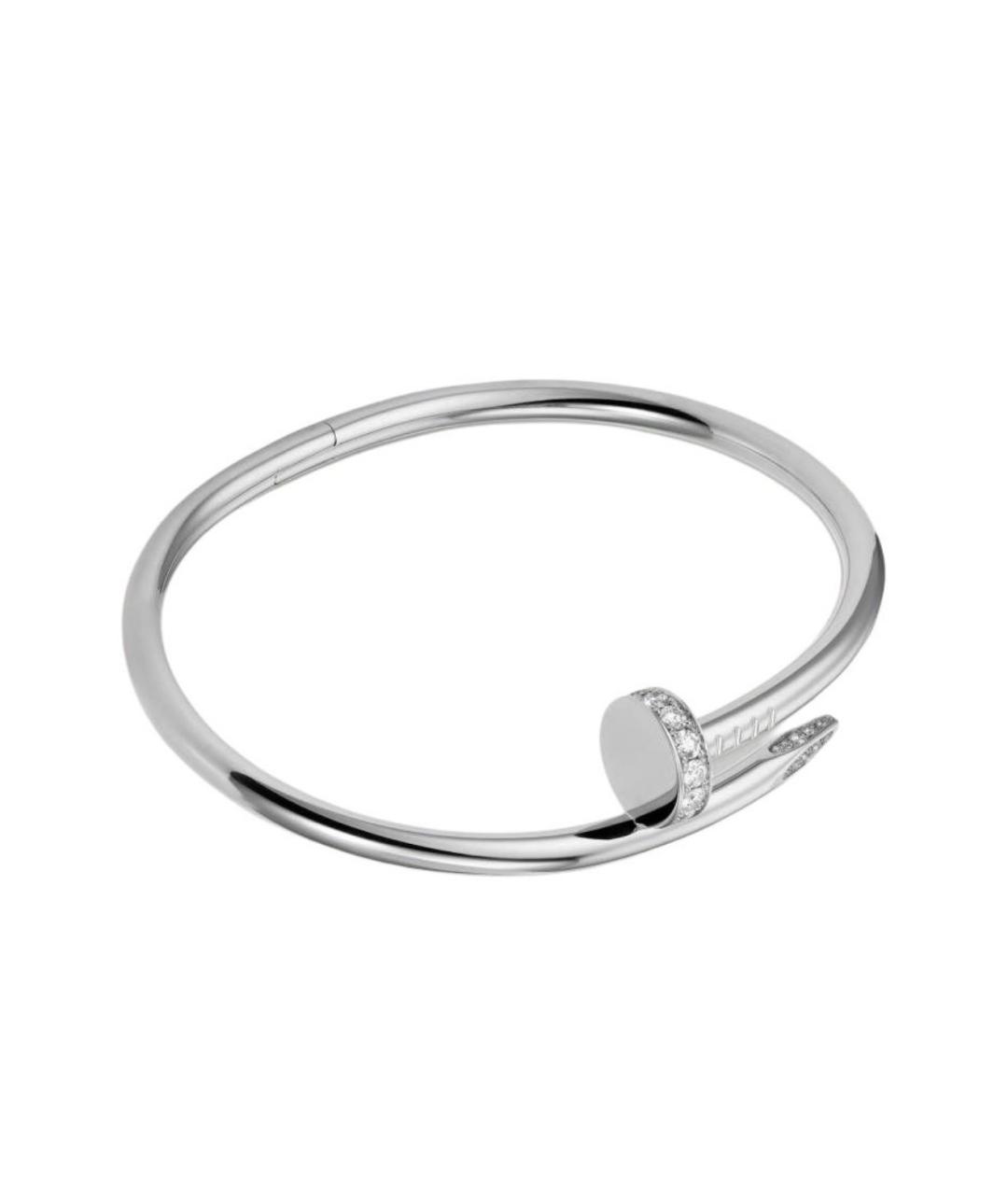 CARTIER Серебрянный браслет из белого золота, фото 5