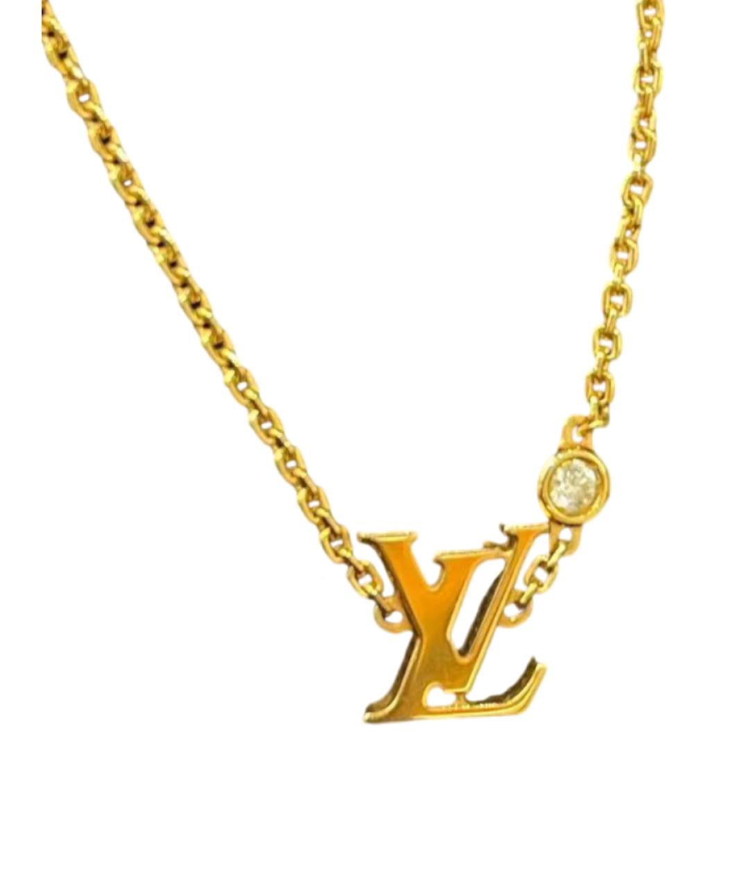 LOUIS VUITTON Золотое колье, фото 7