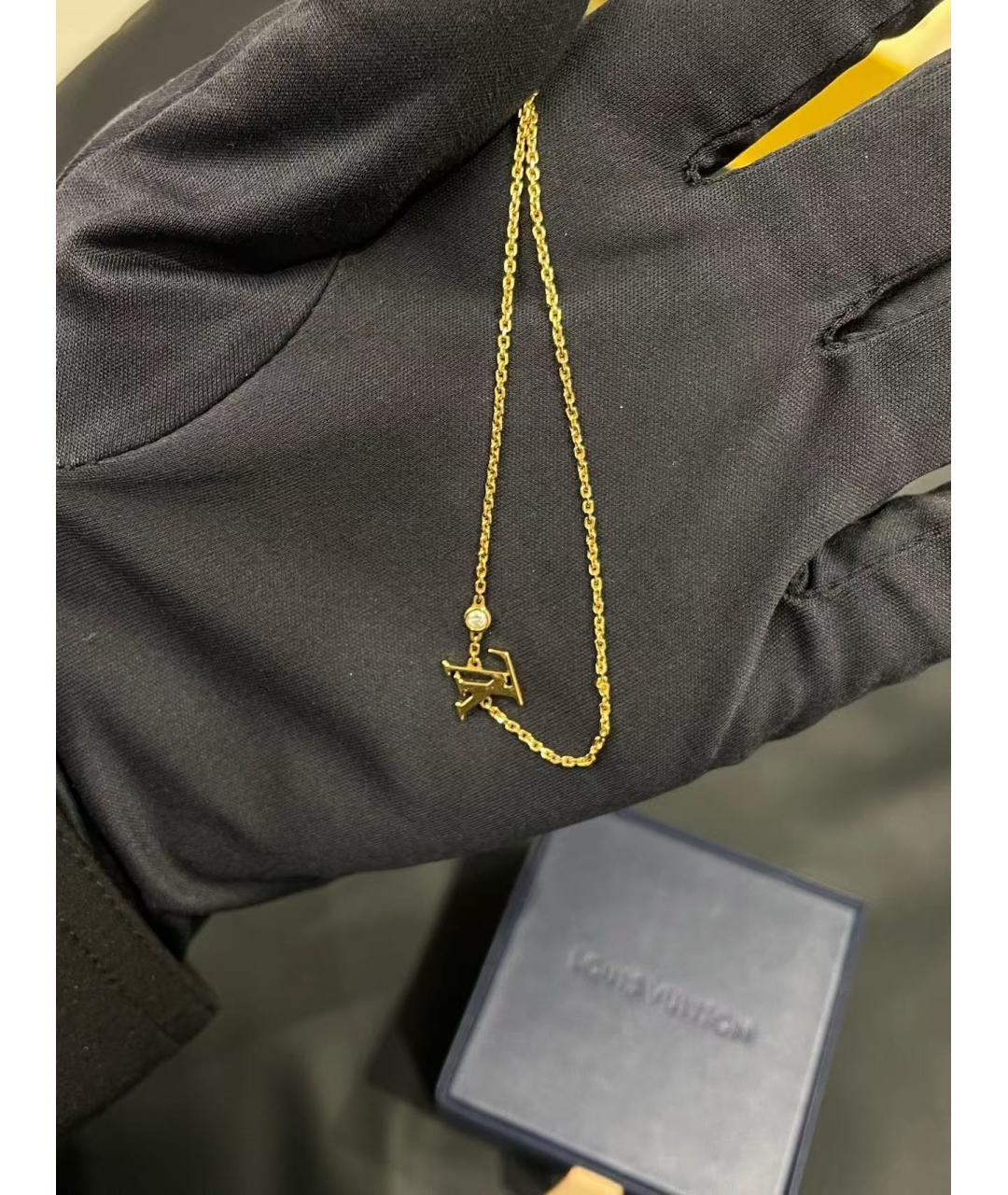 LOUIS VUITTON Золотое колье, фото 5