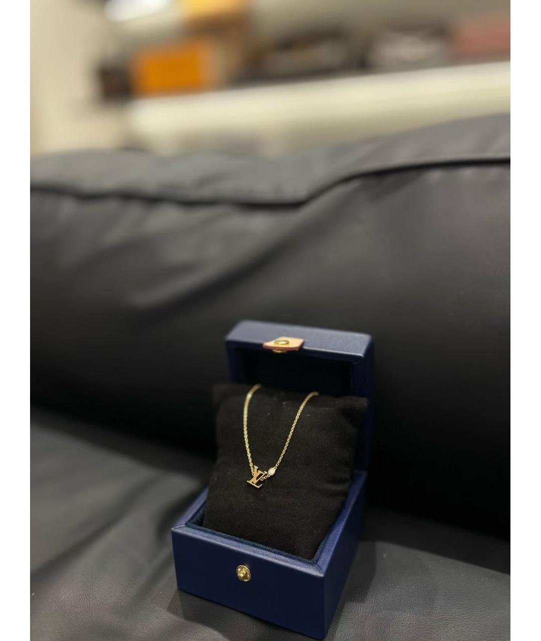 LOUIS VUITTON Золотое колье, фото 2