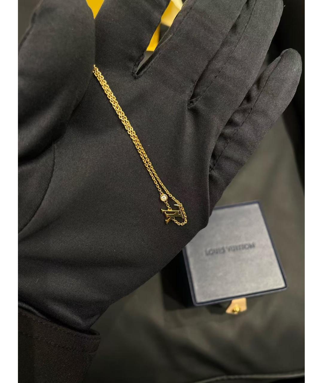 LOUIS VUITTON Золотое колье, фото 4