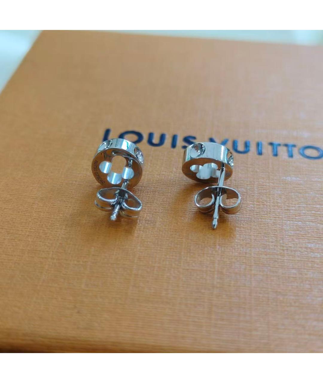 LOUIS VUITTON Серебряные серьги, фото 3