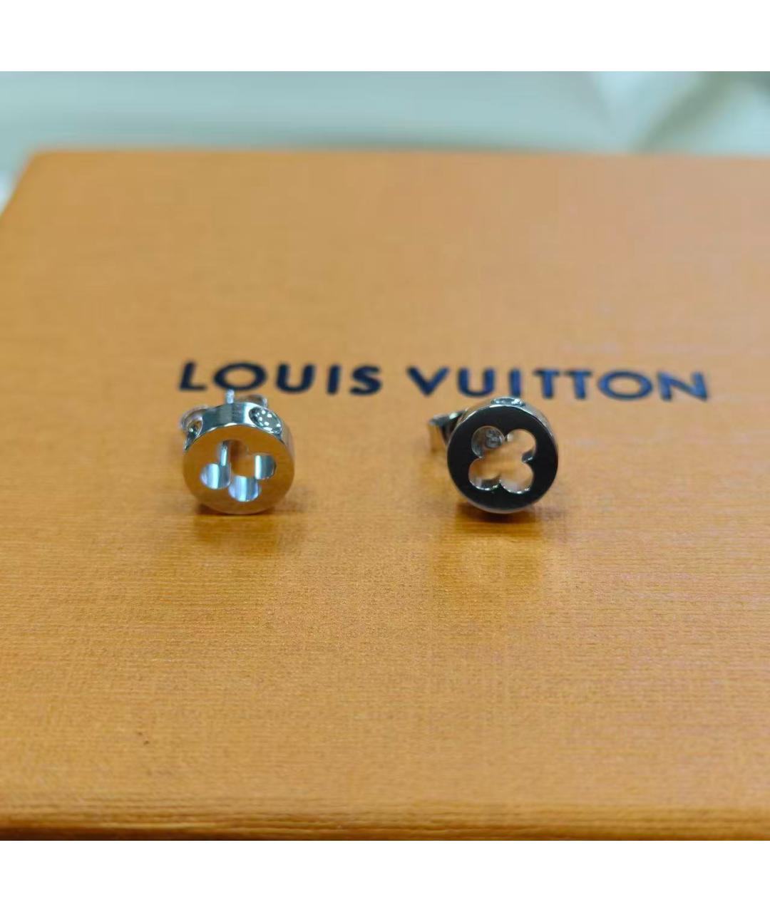 LOUIS VUITTON Серебряные серьги, фото 2