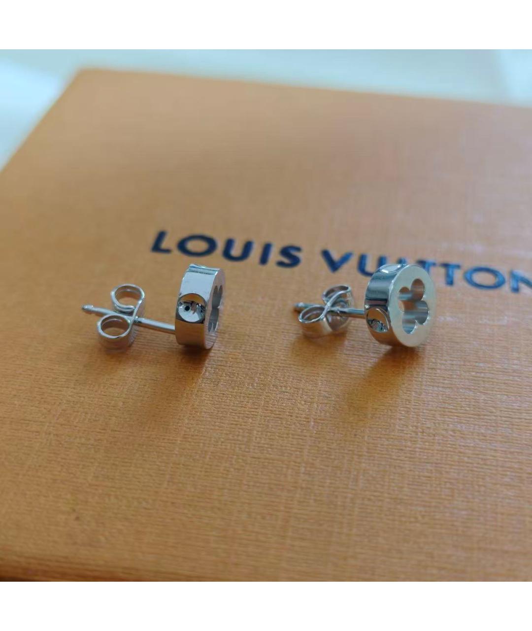 LOUIS VUITTON Серебряные серьги, фото 4