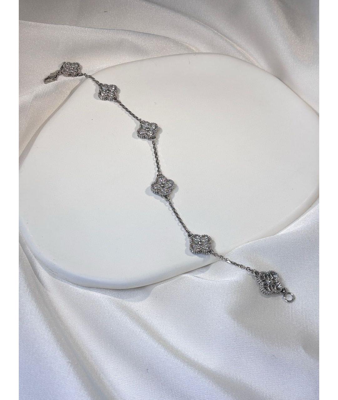 VAN CLEEF & ARPELS Серебрянный браслет из белого золота, фото 3