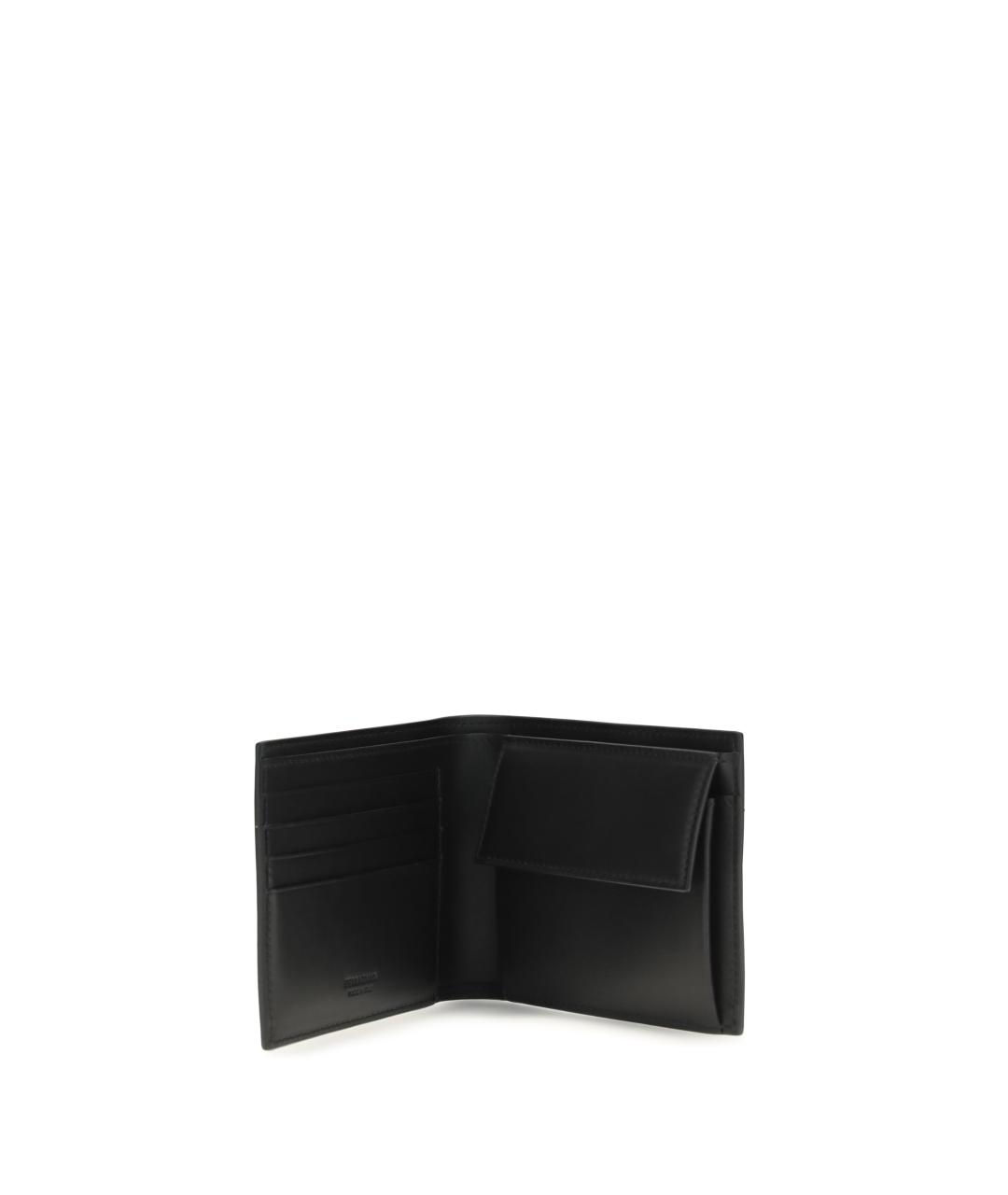 FERRAGAMO Черный кожаный кошелек, фото 3