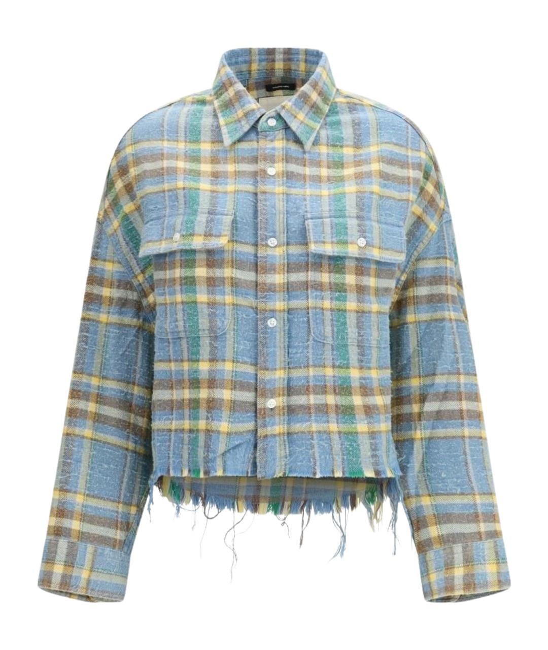 R13 Мульти шерстяная рубашка, фото 1